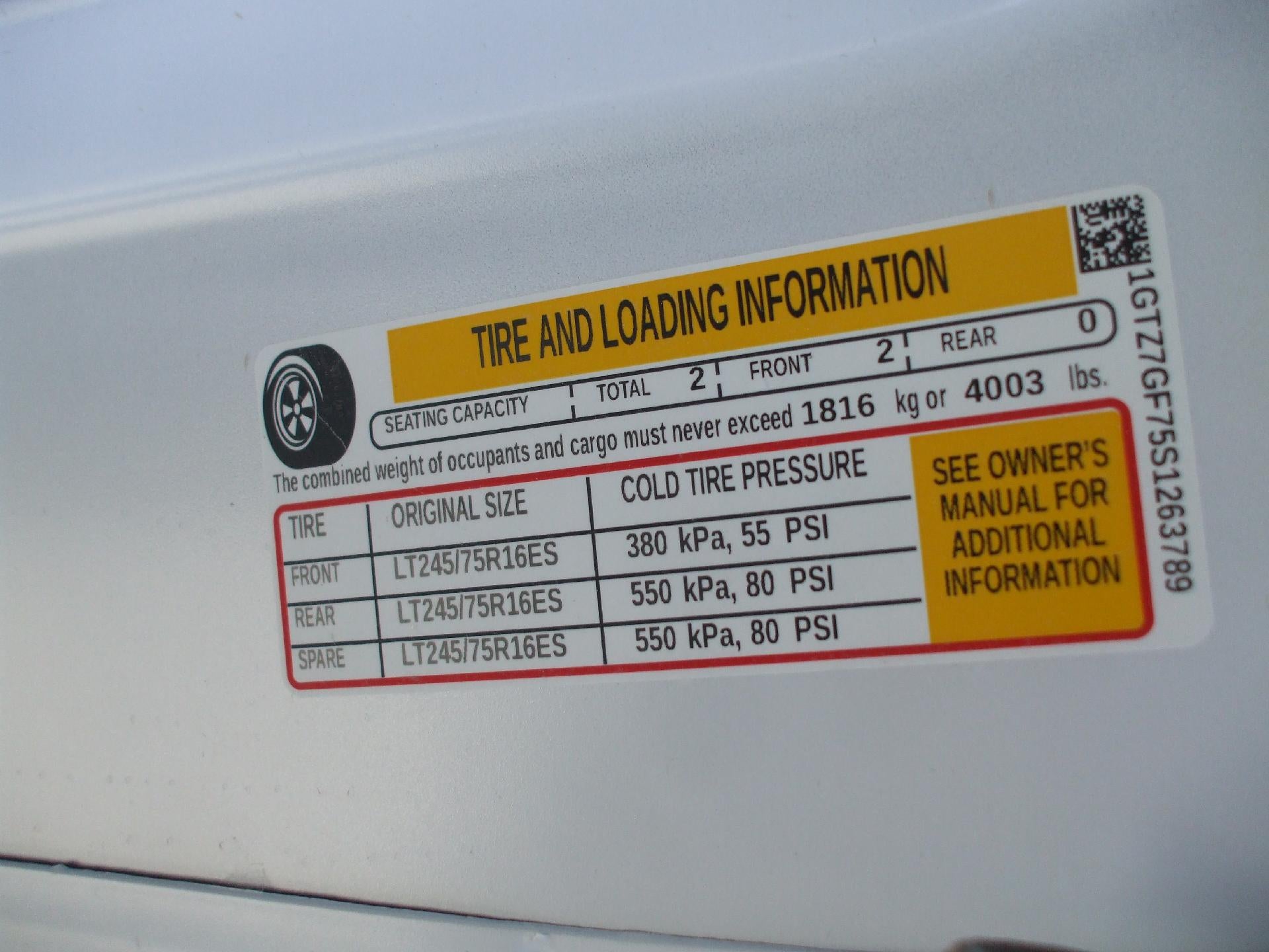 2025 GMC Savana Cargo 3500 Work Van