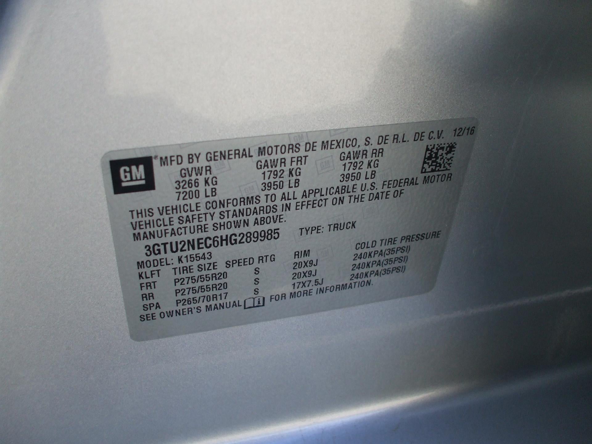 2017 GMC Sierra 1500 SLT